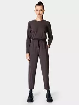 Комбинезон Sweaty Betty Explorer с длинными рукавами длиной 29 дюймов, серая пемза