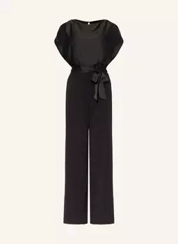 Комбинезон SWING im Materialmix, черный