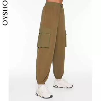 Комбинезон свободного кроя Oysho, хаки