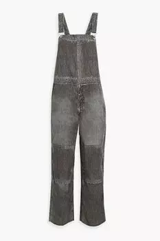 Комбинезон Tencel с принтом Black Magic с эффектом денима RAG & BONE, серый