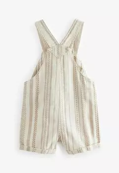 Комбинезон TEXTURED STRIPE, REGULAR FIT Next, бежевый