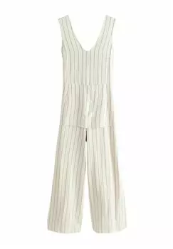 Комбинезон TIE WAIST Next, бежевый