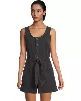 Комбинезон Toad&Co Arroyo Twill Sleeveless Romper, цвет Washed Black