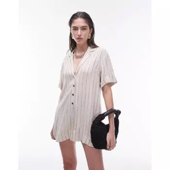 Комбинезон Topshop Romper, натуральный