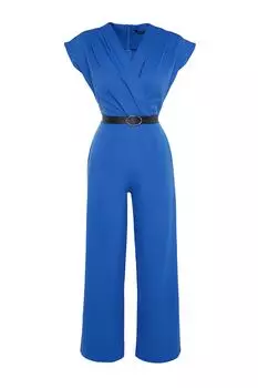 Комбинезон Trendyol с поясом, индиго