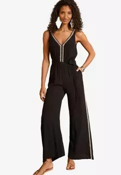 Комбинезон TRIM V-NECK Love & Roses, черный