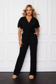 Комбинезон Trixie с рукавами ангела Girl In Mind, черный