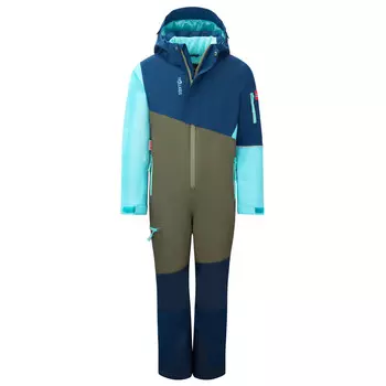 Комбинезон Trollkids Hallingdal Snowsuit, цвет Pine Green/Mystic Blue/Arctic Blue