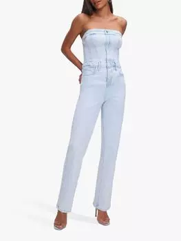 Комбинезон-труба Good American 90-х, индиго