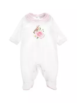 Комбинезон TUTINA ABBOTTONATA DIETRO UNITO Monnalisa, цвет bianco