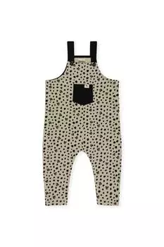 Комбинезон удобного кроя с медвежьим принтом Turtledove London, серый