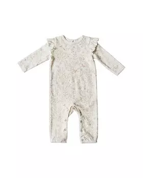 Комбинезон унисекс с рюшами – для малышей Pehr, цвет Tan/Beige