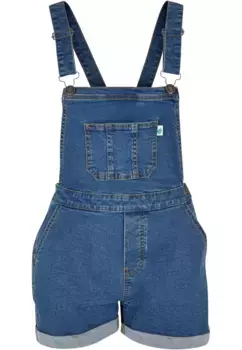 Комбинезон URBAN CLASSICS " Urban Classics Женский короткий комбинезон из органического материала" (1 шт.), синий