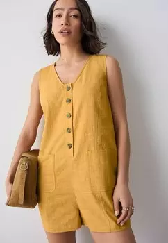 Комбинезон V-NECK BUTTON DOWN PLAYSUIT Next, желтый