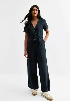 Комбинезон V NECK BUTTON FRONT New Look, темно-синий