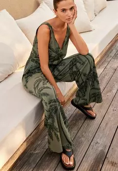 Комбинезон V-Neck Regular Fit Next, зеленый