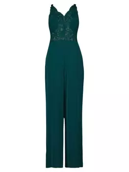 Комбинезон Vera Mont Jumpsuit mit Spitze, цвет Mystic Emerald