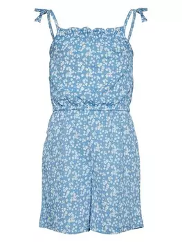 Комбинезон Vero Moda Girl Haya, голубой/белый