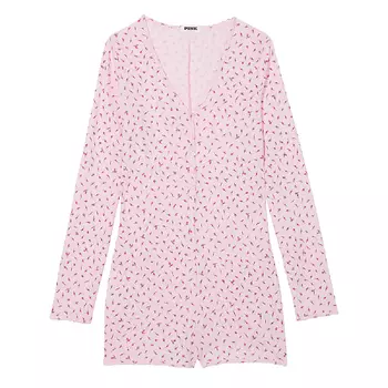 Комбинезон Victoria's Secret Pink Cotton Heart, розовый