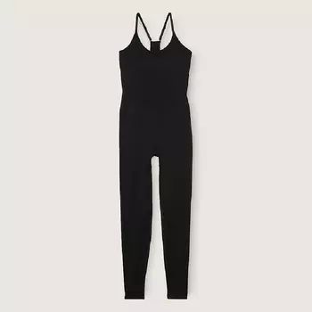 Комбинезон Victoria's Secret Pink Seamless Workout Onesie, черный