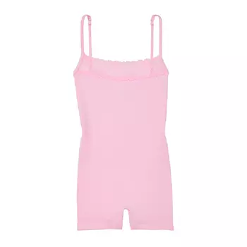 Комбинезон Victoria's Secret Pink Wink Seamless Rib Lace-trim, розовый