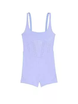 Комбинезон Victoria's Secret VS Essential Perforated, голубой