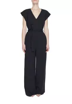 Комбинезон Vila Clothes с поясом, черный