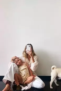 Комбинезон в горошек ZARA, экрю