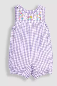 Комбинезон в клетку Виши Jojo Maman Bb, фиолетовый