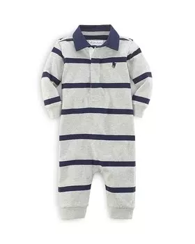 Комбинезон в полоску для регби для мальчиков - малыш Ralph Lauren