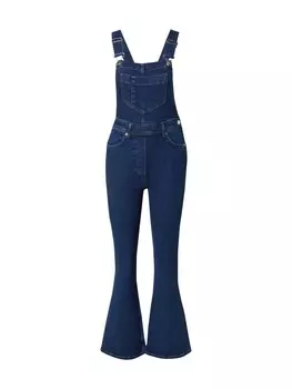 Комбинезон Warehouse Flared Jean Overalls, темно-синий