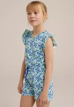 Комбинезон WE Fashion, светло-голубой