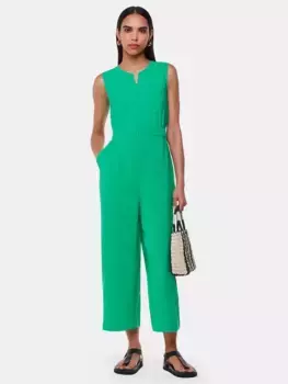 Комбинезон Whistles Josie Zip Front, зеленый
