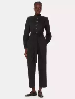 Комбинезон Whistles Petite Andrea Long Sleeve, черный