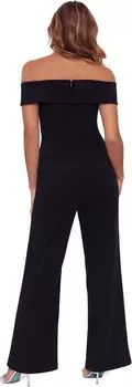 Комбинезон XSCAPE Over-the-Shoulder Scuba Crepe Jumpsuit, черный