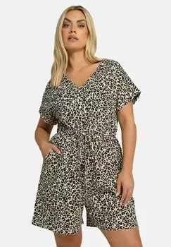 Комбинезон Yours Clothing, коричневый