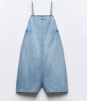Комбинезон Zara Denim Trf, голубой