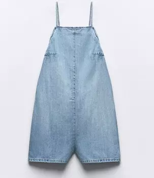 Комбинезон Zara Denim Trf, голубой