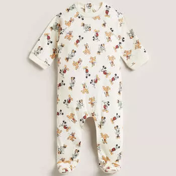 Комбинезон Zara Home Cotton Jersey, бежевый