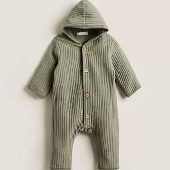 Комбинезон Zara Home Padded, зеленый