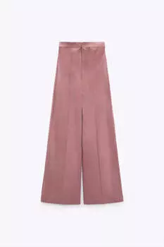 Комбинезон Zara Linen Blend Strapless, пыльный розовый