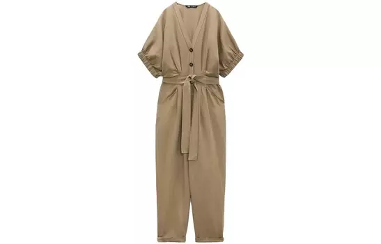 Комбинезон женский бежевый Zara