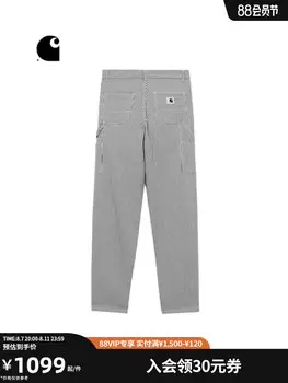 Комбинезон женский Carhartt WIP с карманами и полосками, бежевый