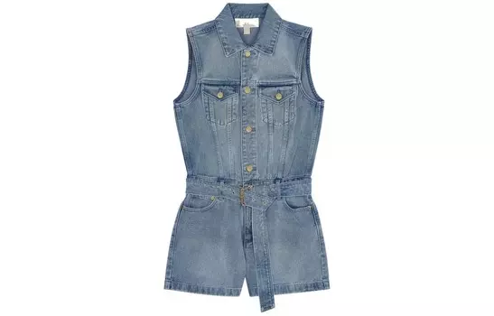 Комбинезон женский джинсовый синий Michael Kors