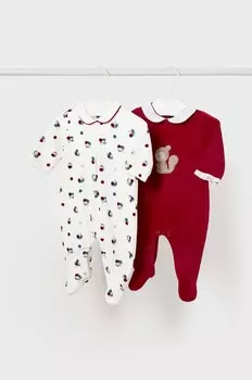 Комбинезоны для новорожденных Mayoral Newborn, 2 шт, красный