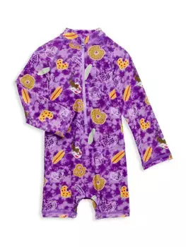 Комбинезоны для плавания с принтом тай-дай для детского питания Piccoliny, мультиколор