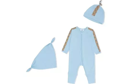 Комбинезоны/ползунки Burberry, голубой