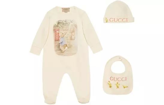 Комбинезоны/ползунки TD Gucci, кремовый