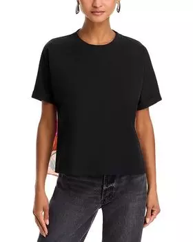 Комбинированная футболка 3.1 Phillip Lim, черный