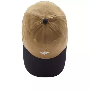 Комбинированная кепка из ткани Danton Chino, хаки